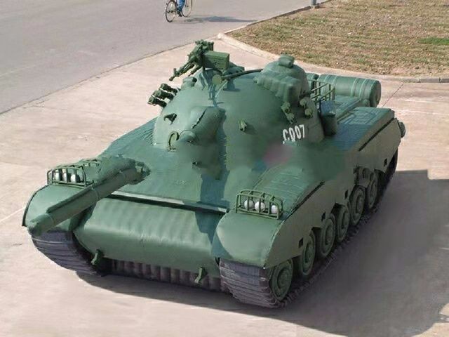 秀峰军用充气坦克车